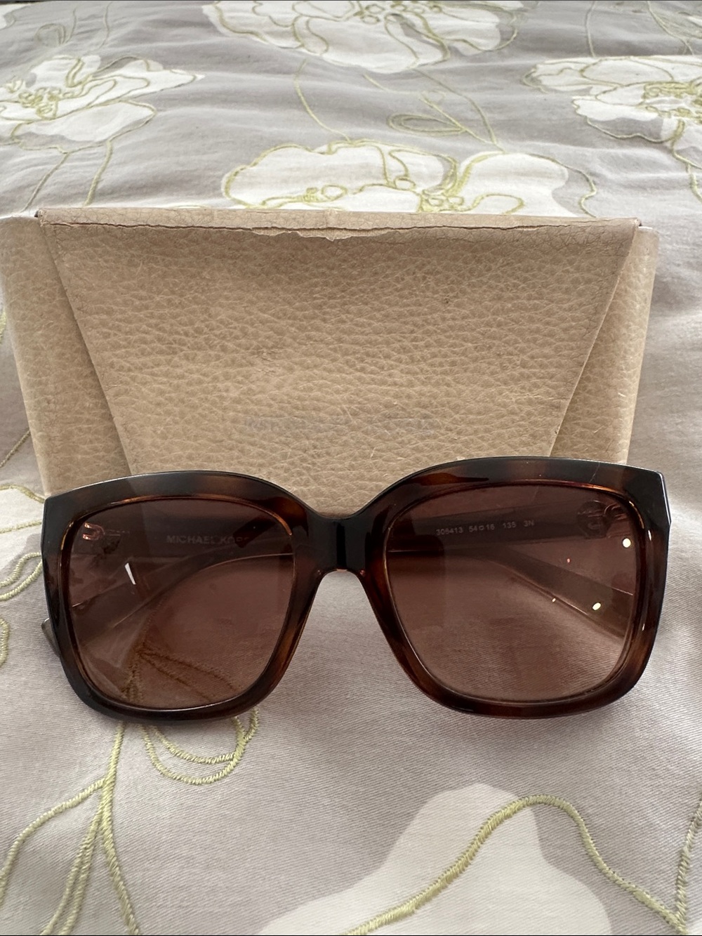 Michael Kors Brown Tortoiseshell Sunglasses